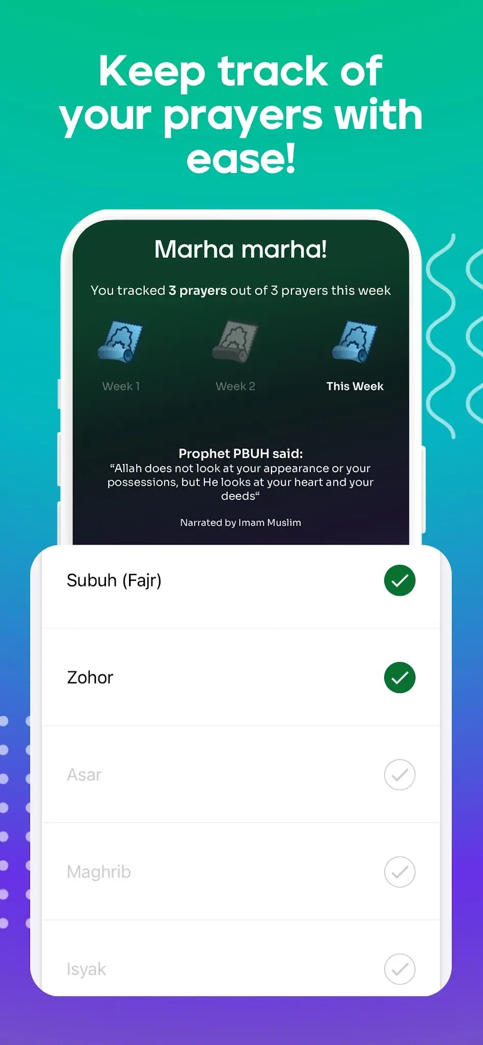 Ảnh chụp màn hình Muslim Pro 6
