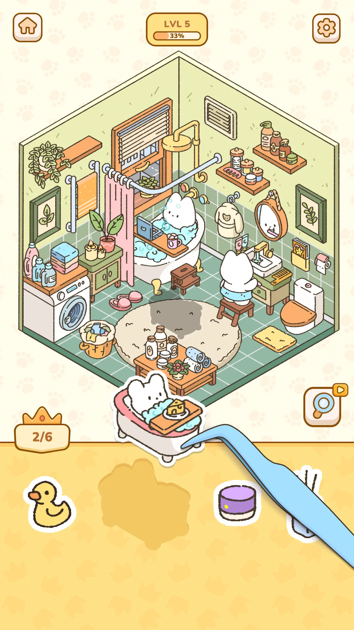 Tangkapan layar My Sticker Room - Decor Game 2