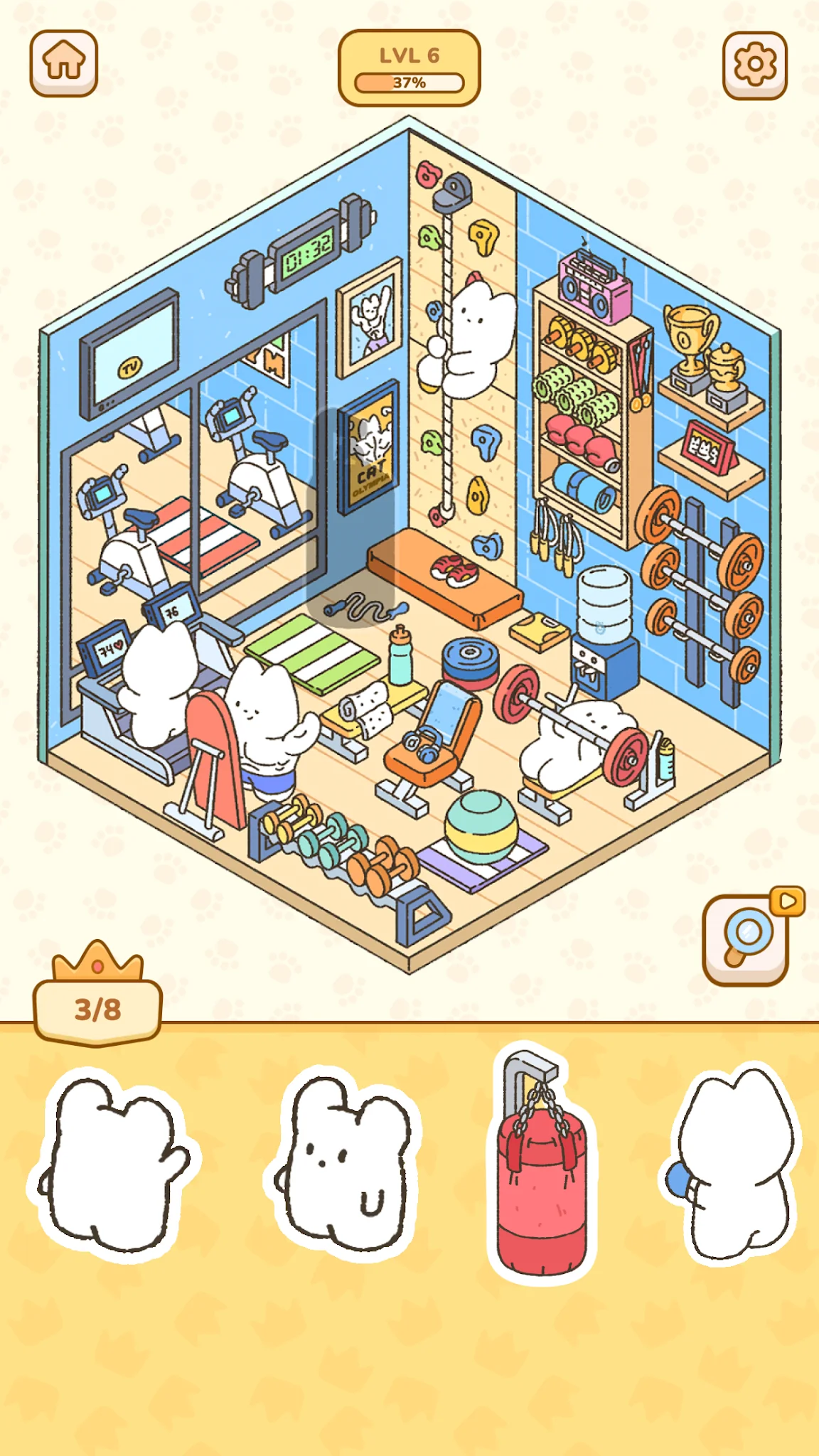 Tangkapan layar My Sticker Room - Decor Game 3