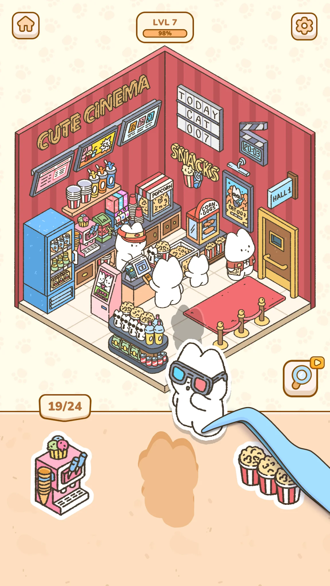 Tangkapan layar My Sticker Room - Decor Game 4