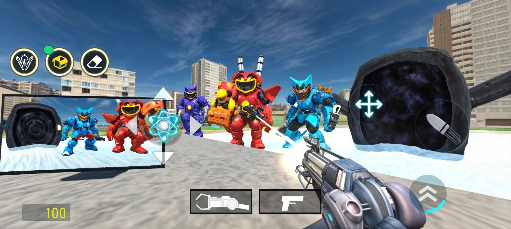 Снимка на екрана Nextbots In Playground mod 3