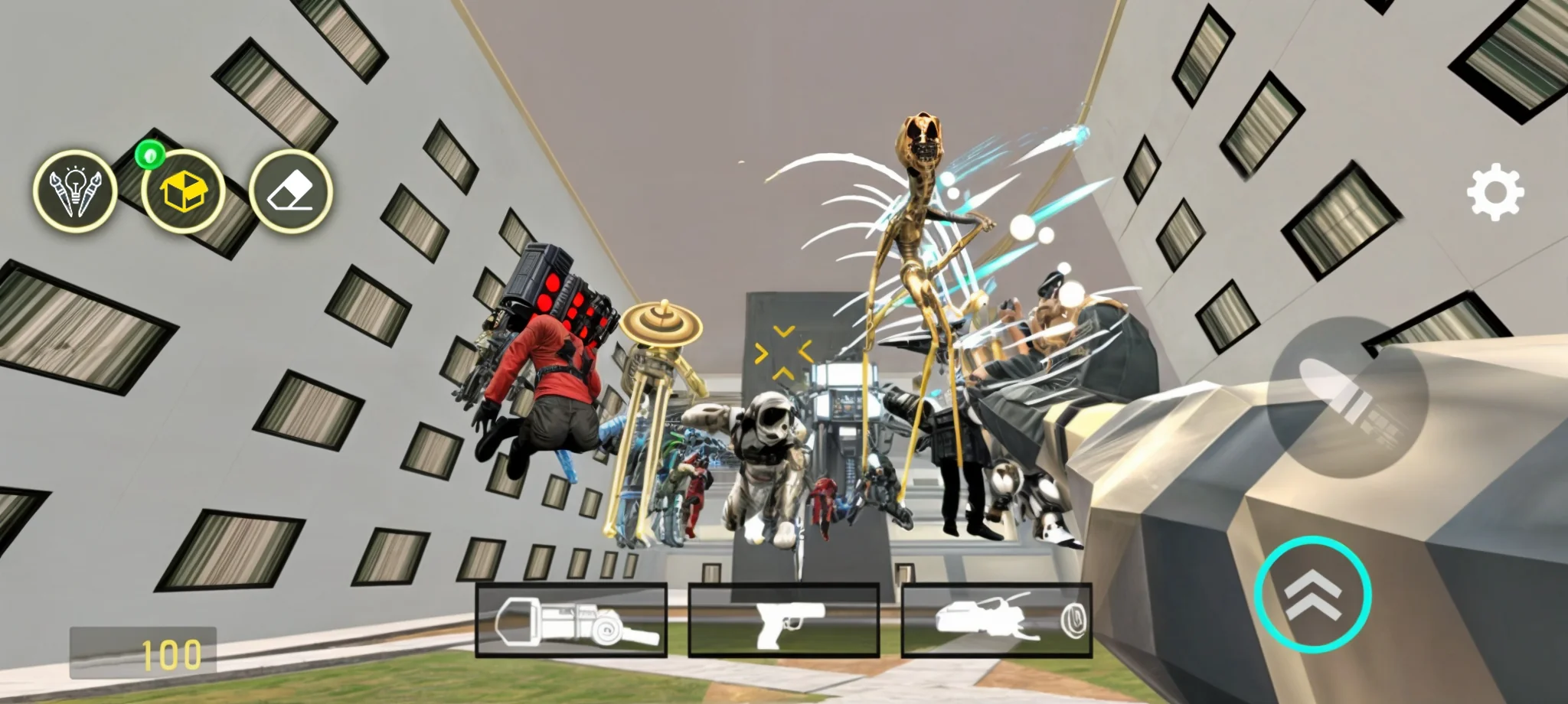 Снимка на екрана Nextbots In Playground mod 4