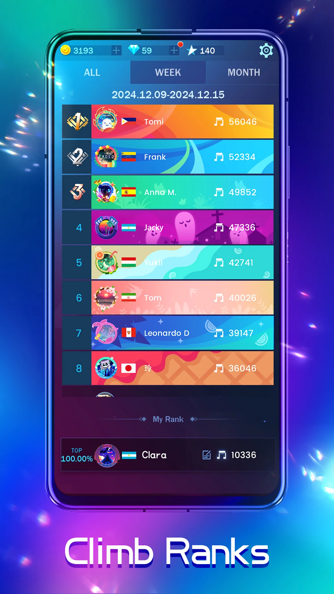 ภาพหน้าจอ Piano Fire 4