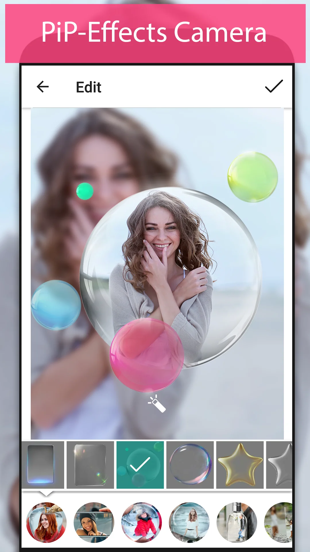 Снимка на екрана PiP camera collage maker 3