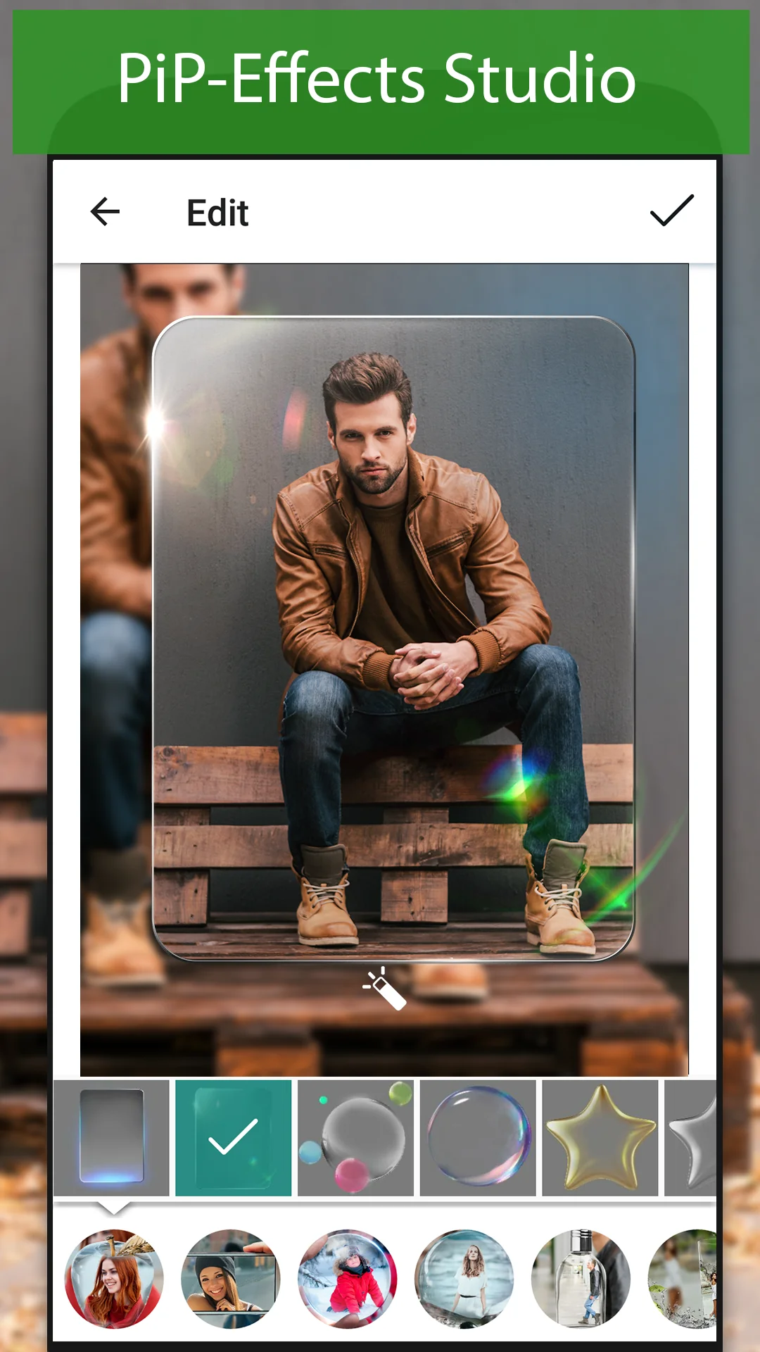 Снимка на екрана PiP camera collage maker 4