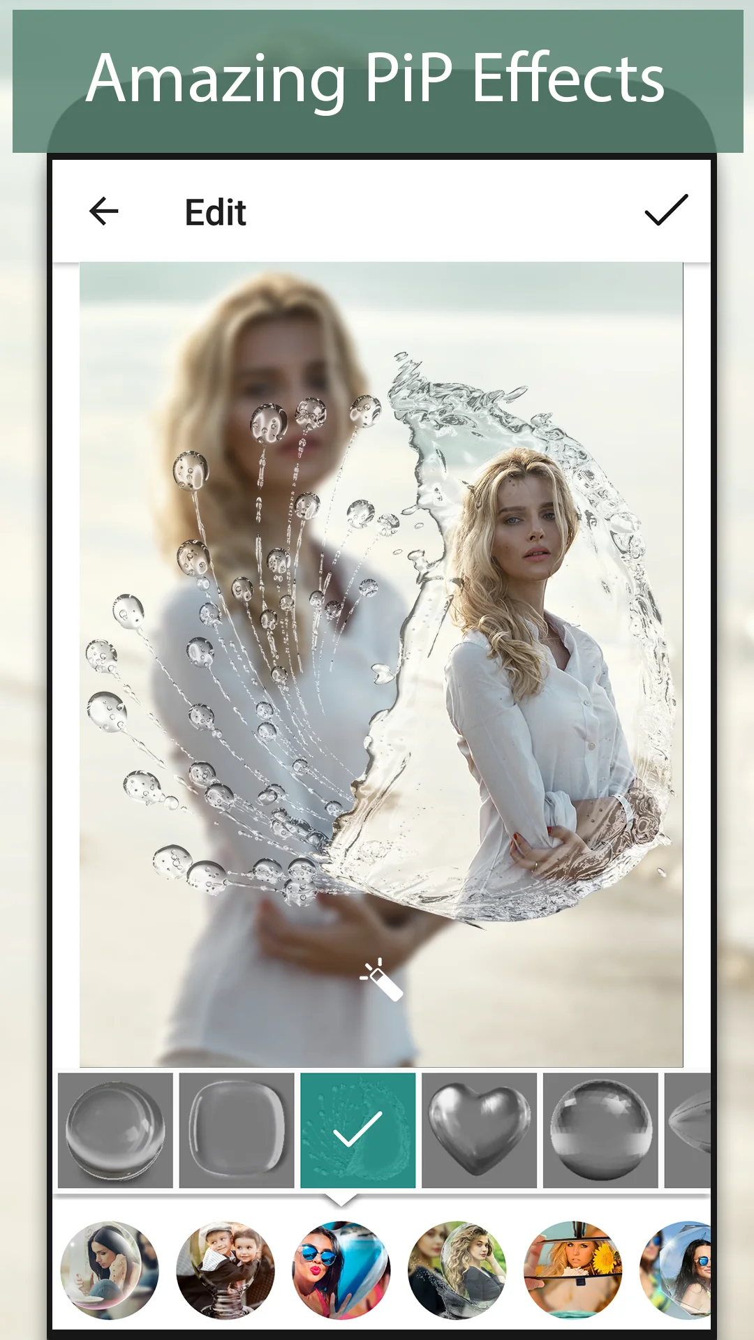 Снимка на екрана PiP camera collage maker 6