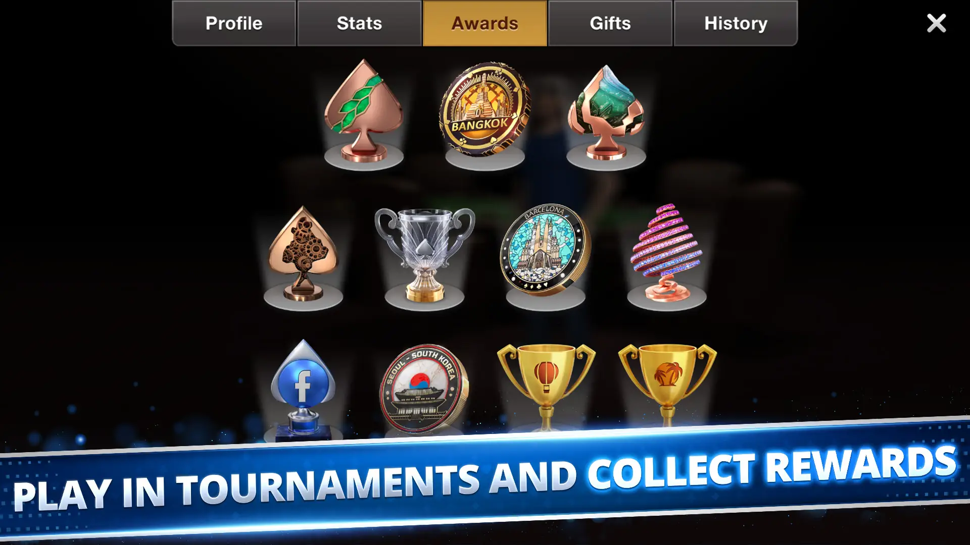 Snímek obrazovky Poker Games: World Poker Club 4