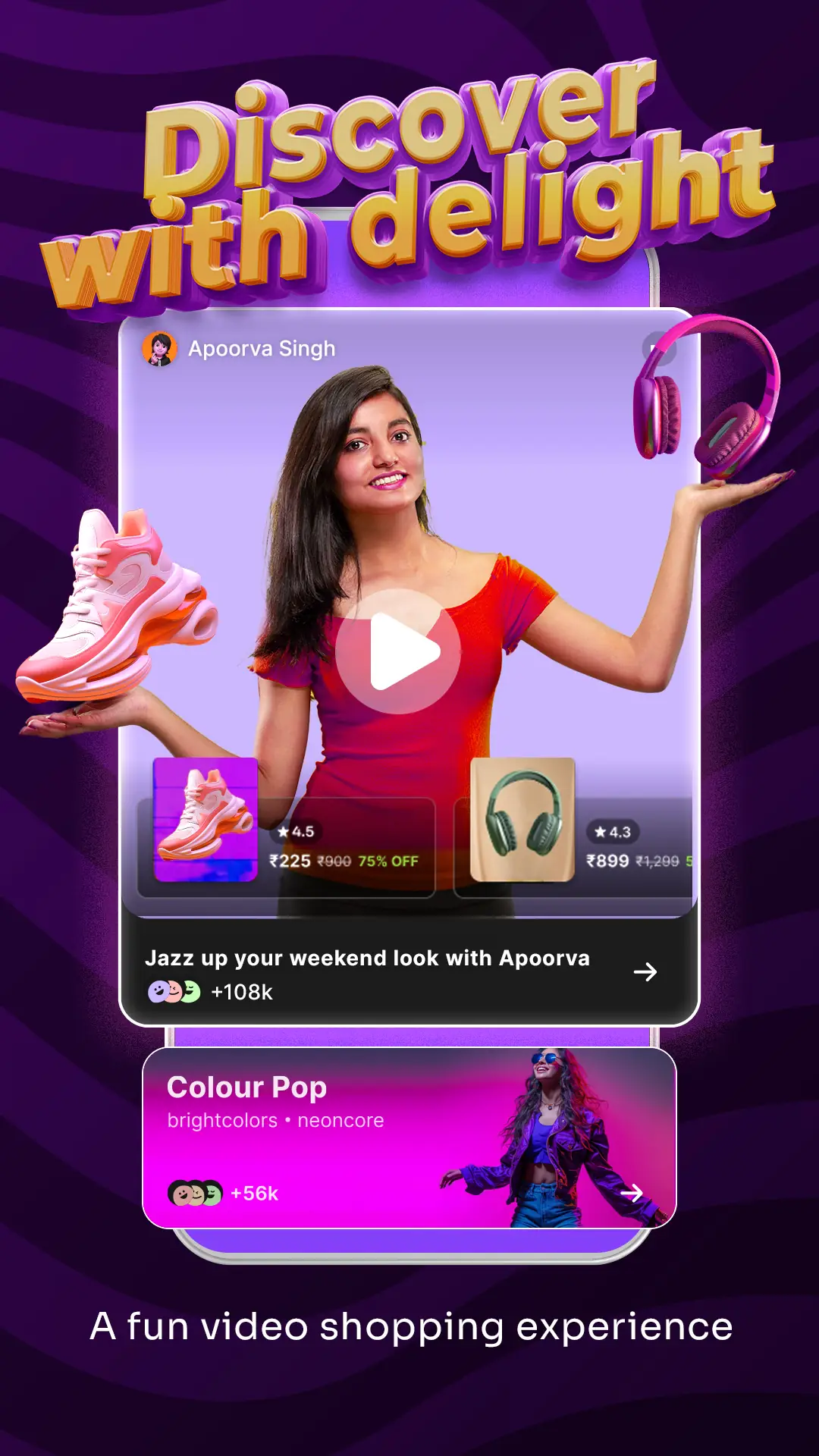 截图 Roposo - Video Shopping App 2