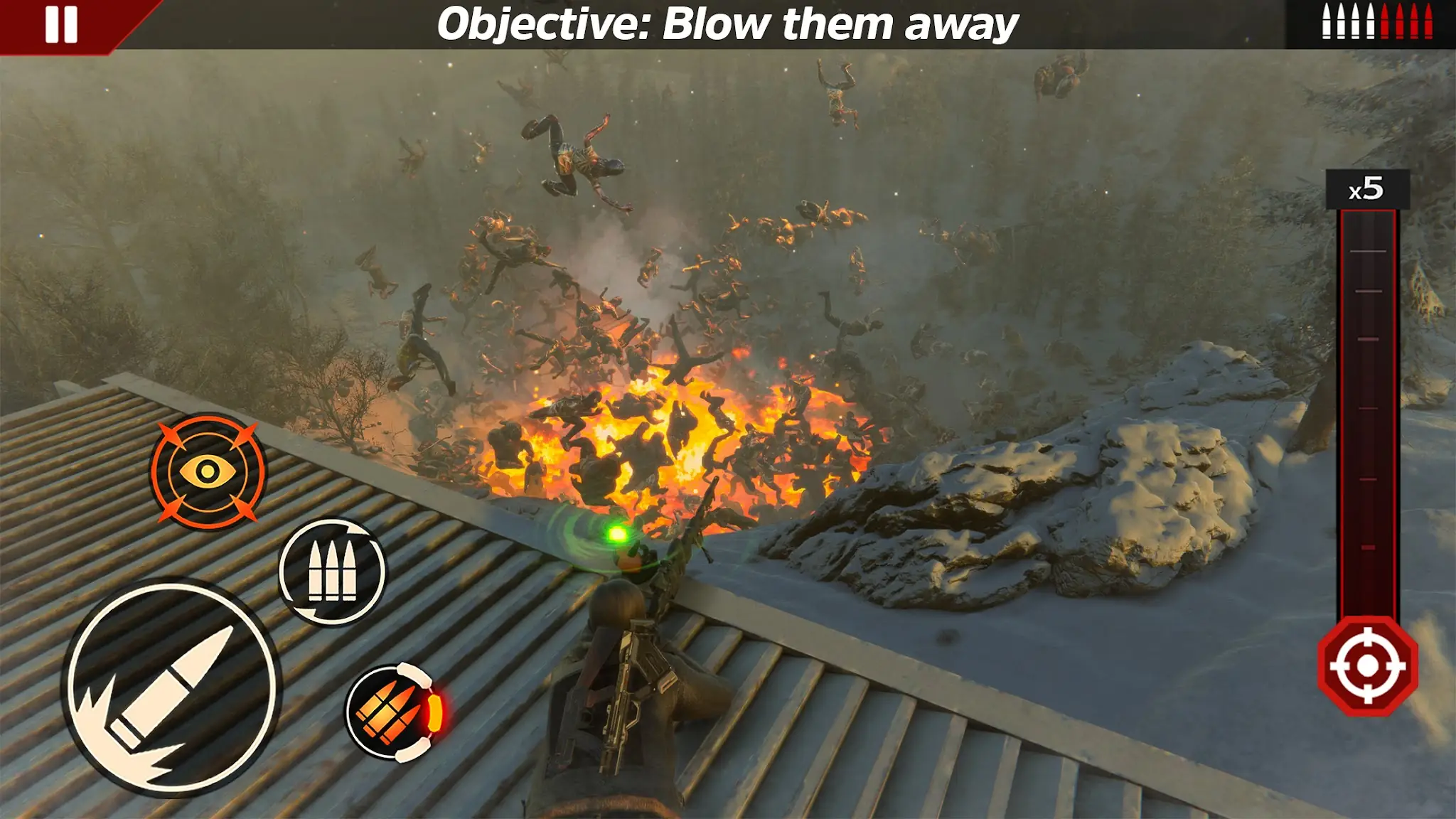 Schermata Sniper Zombie 3D 3