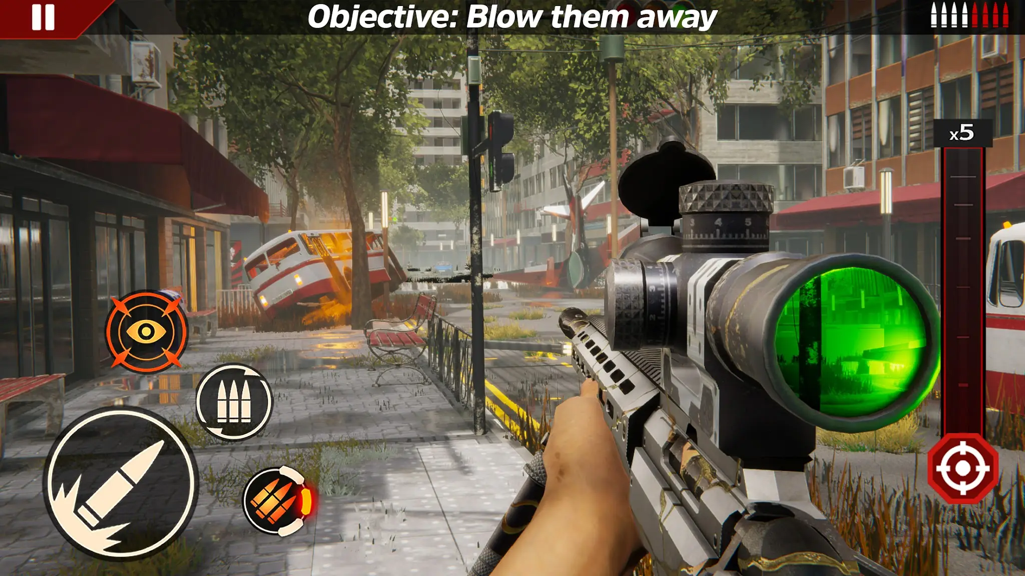 Schermata Sniper Zombie 3D 4