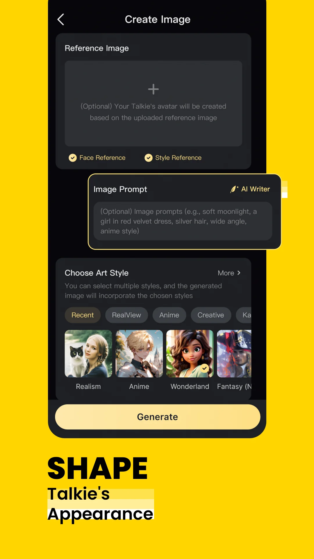 Ảnh chụp màn hình Talkie: Creative AI Community 3