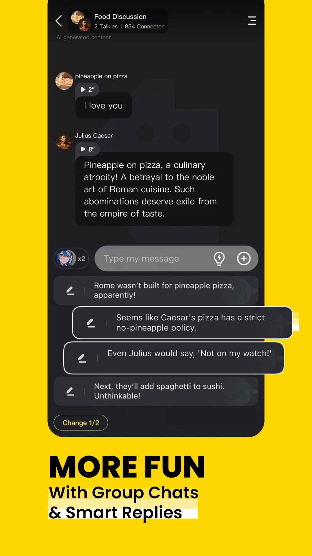Ảnh chụp màn hình Talkie: Creative AI Community 7