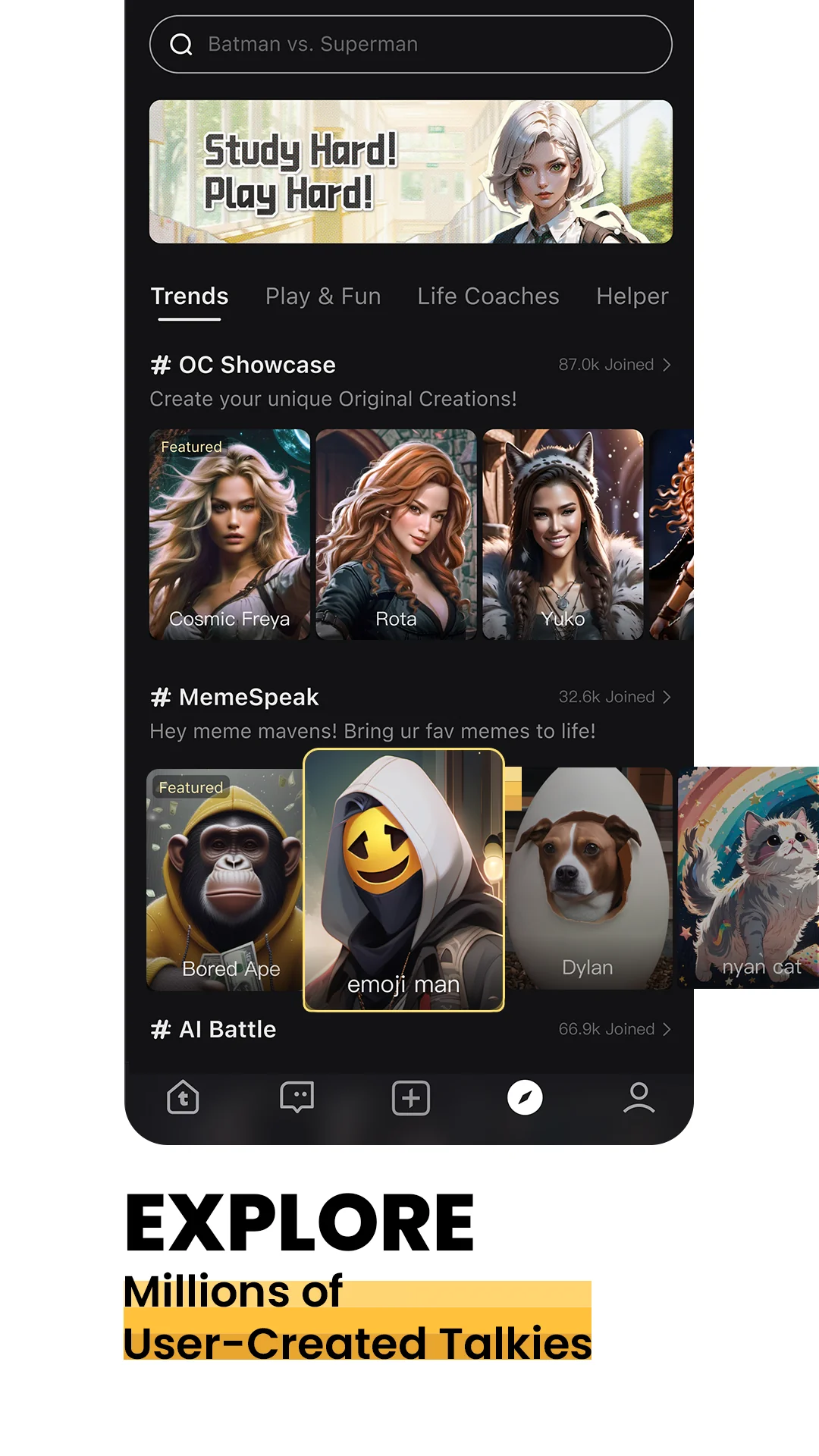Ảnh chụp màn hình Talkie: Creative AI Community 8
