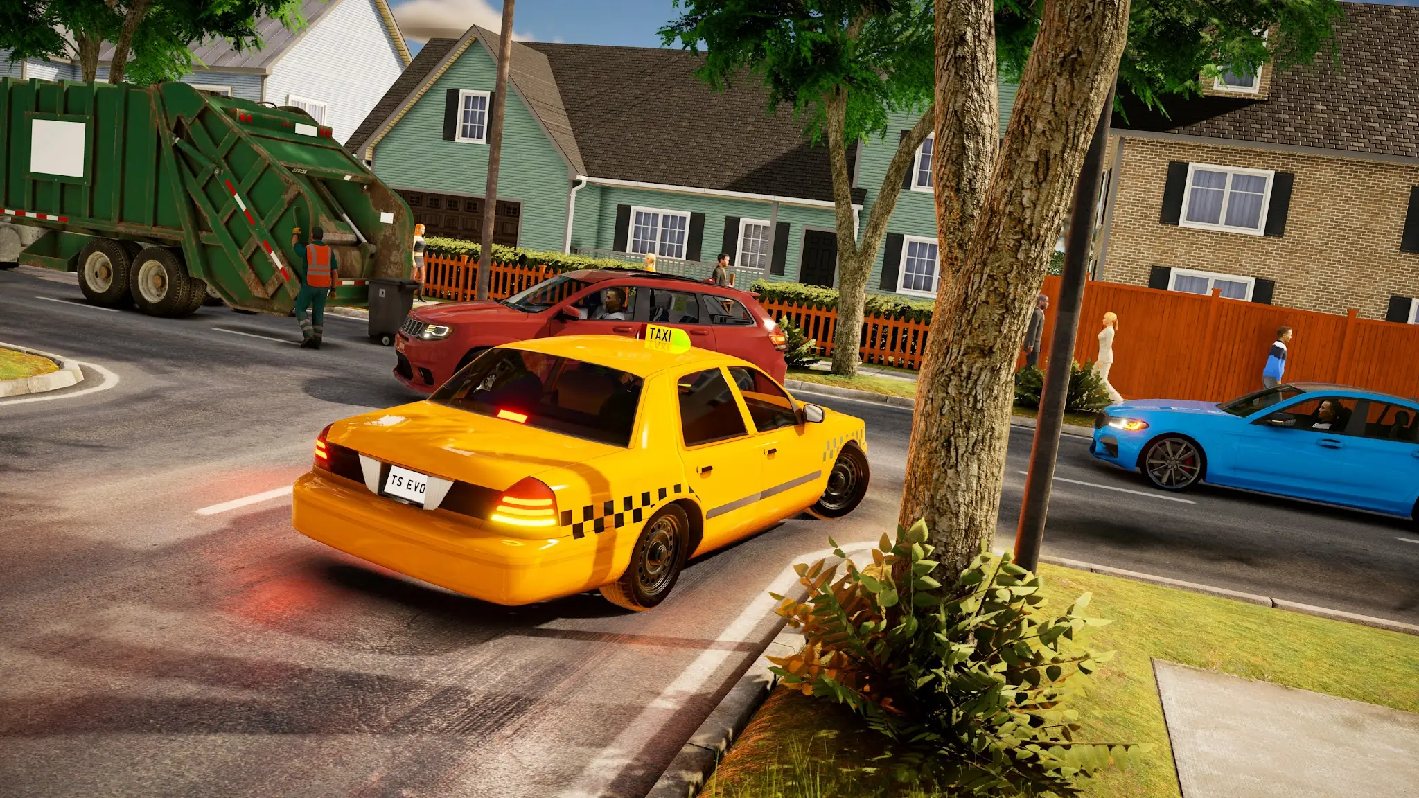 Snímek obrazovky Taxi Car Simulator : EVO 2
