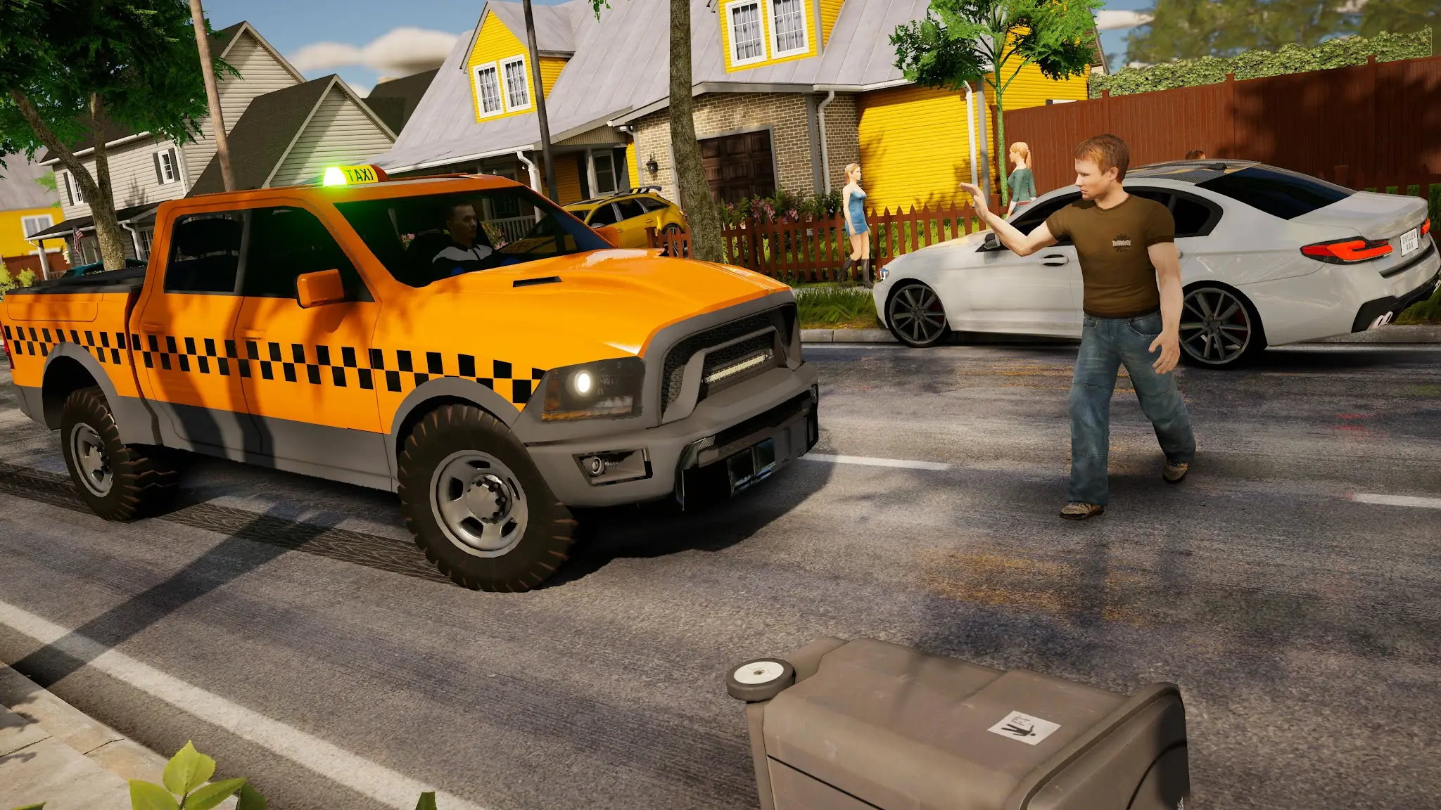 Snímek obrazovky Taxi Car Simulator : EVO 3