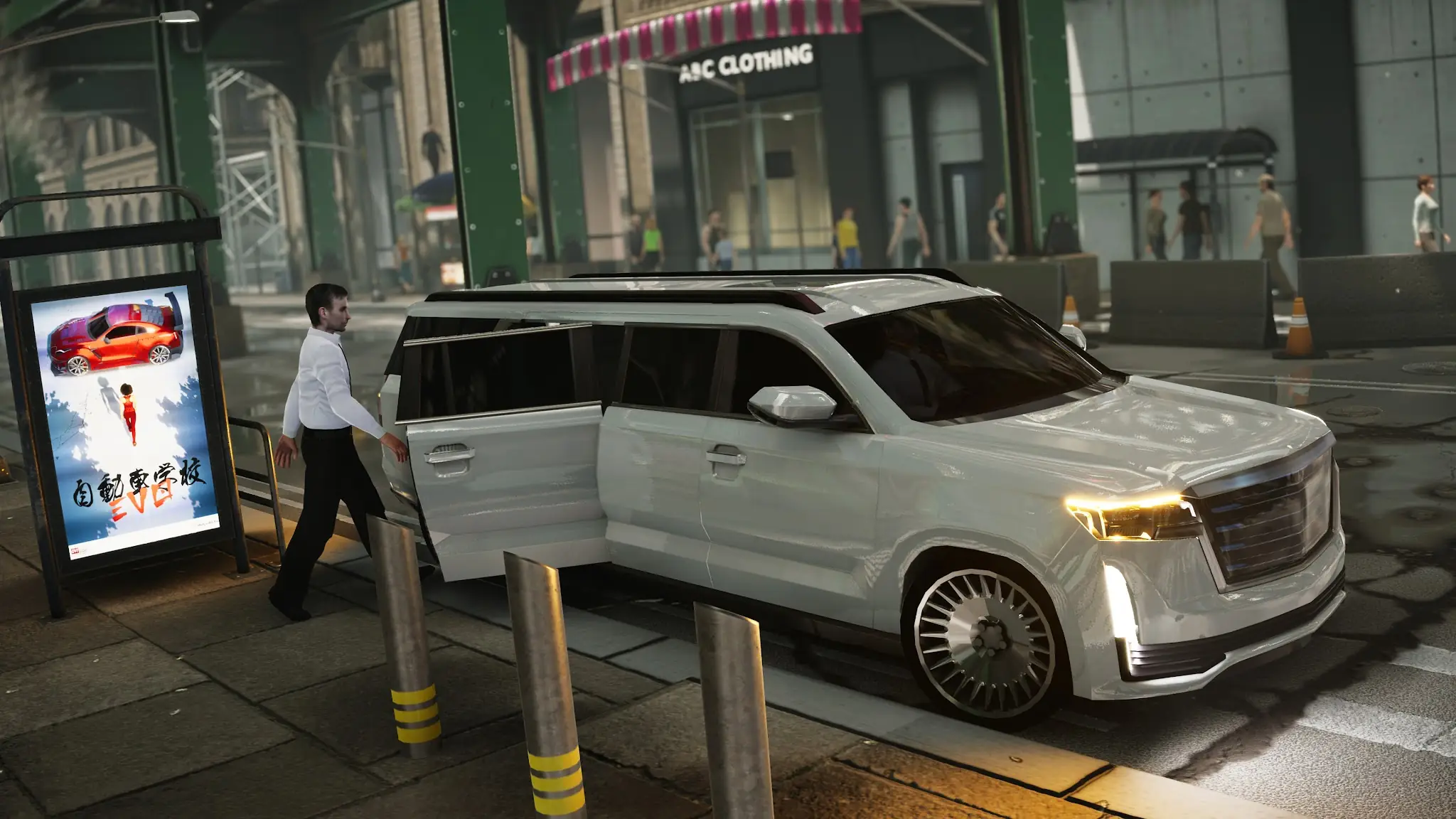 Snímek obrazovky Taxi Car Simulator : EVO 4