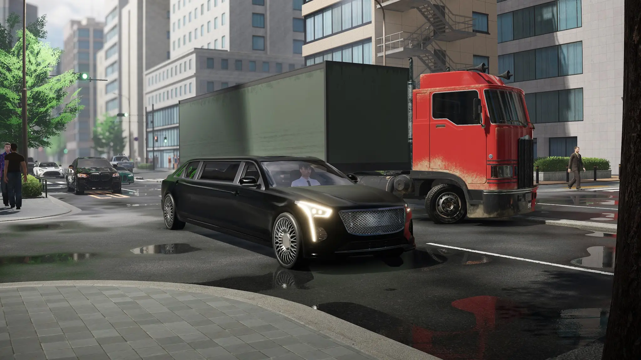 Snímek obrazovky Taxi Car Simulator : EVO 5