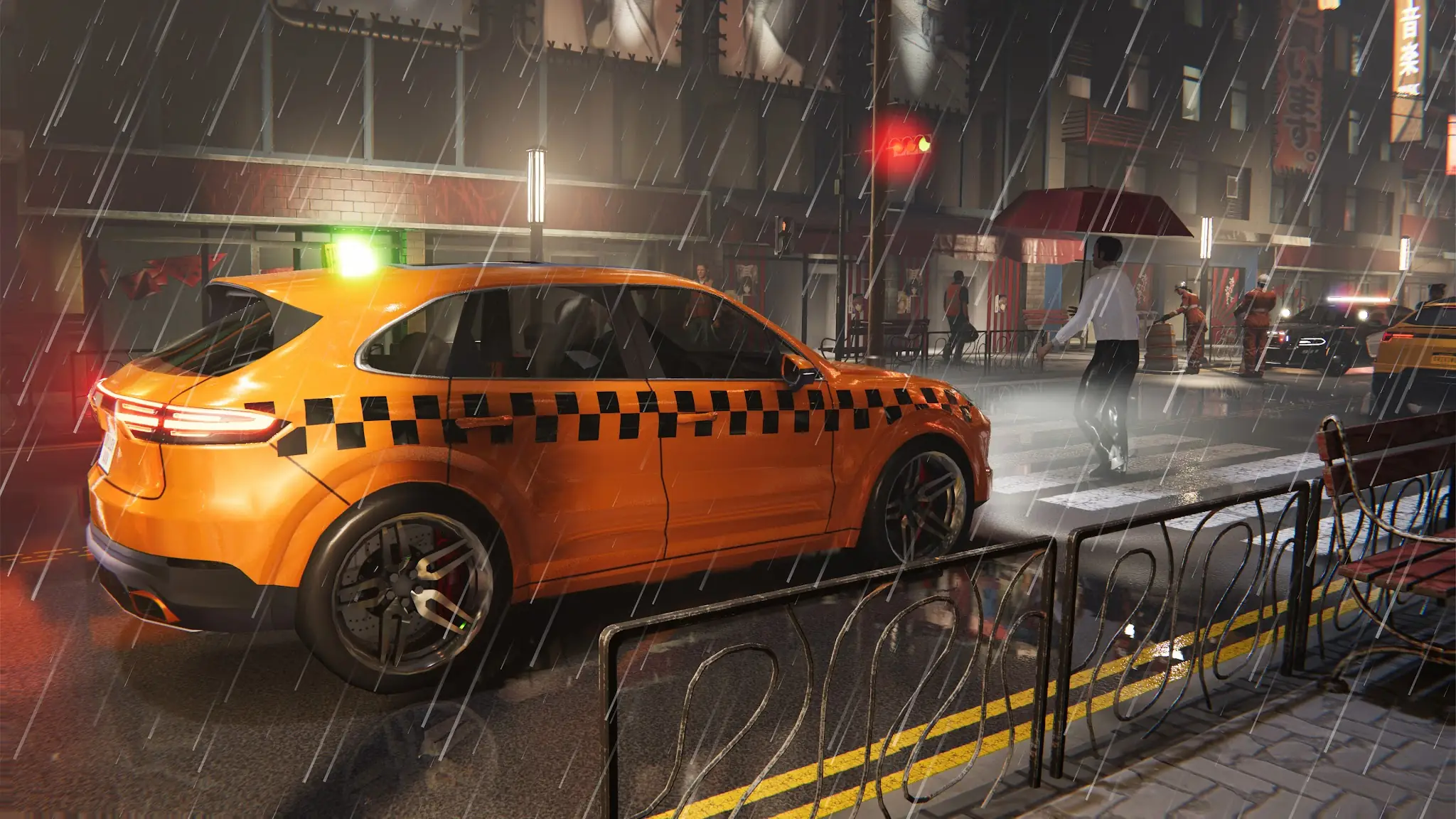 Snímek obrazovky Taxi Car Simulator : EVO 7