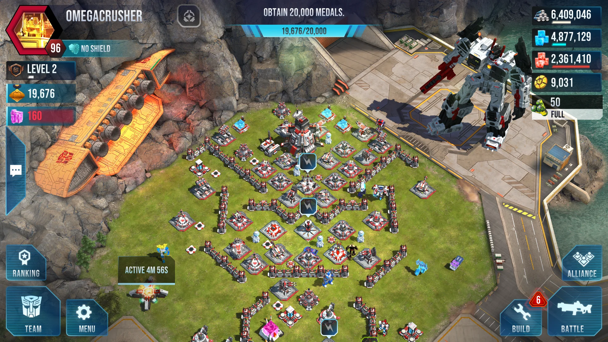 Snímek obrazovky TRANSFORMERS: Earth Wars 6