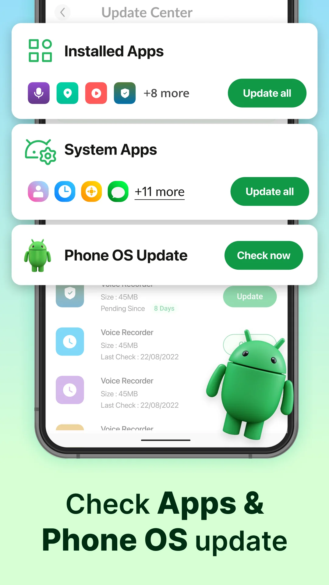 لقطة شاشة Update Software Latest %د