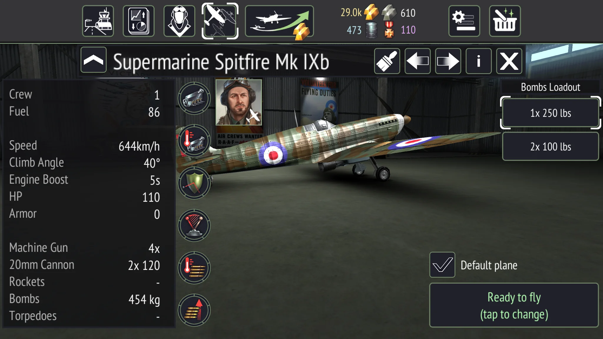 Capture d'écran Warplanes: WW2 Dogfight 8