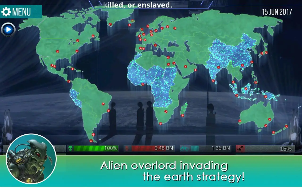 لقطة شاشة XCore Galactic Plague Strategy %د