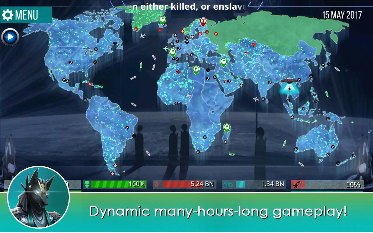 لقطة شاشة XCore Galactic Plague Strategy %د