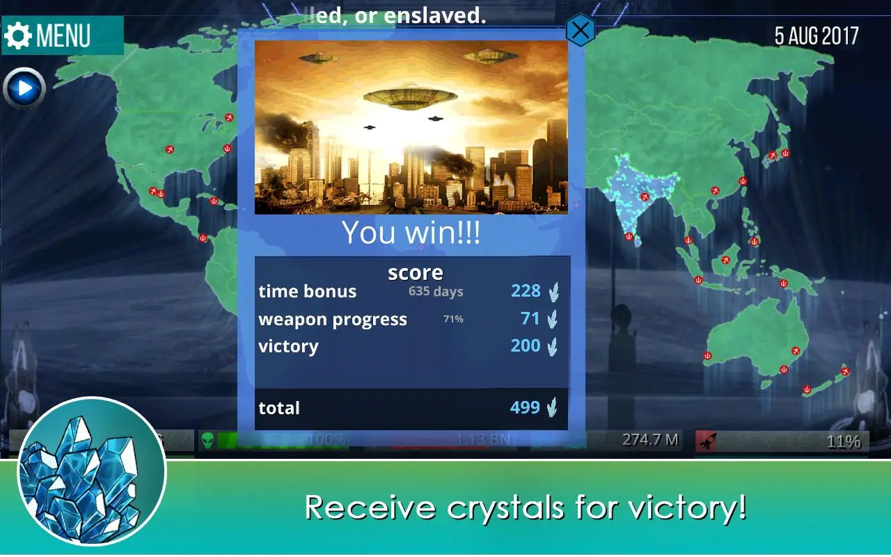 لقطة شاشة XCore Galactic Plague Strategy %د