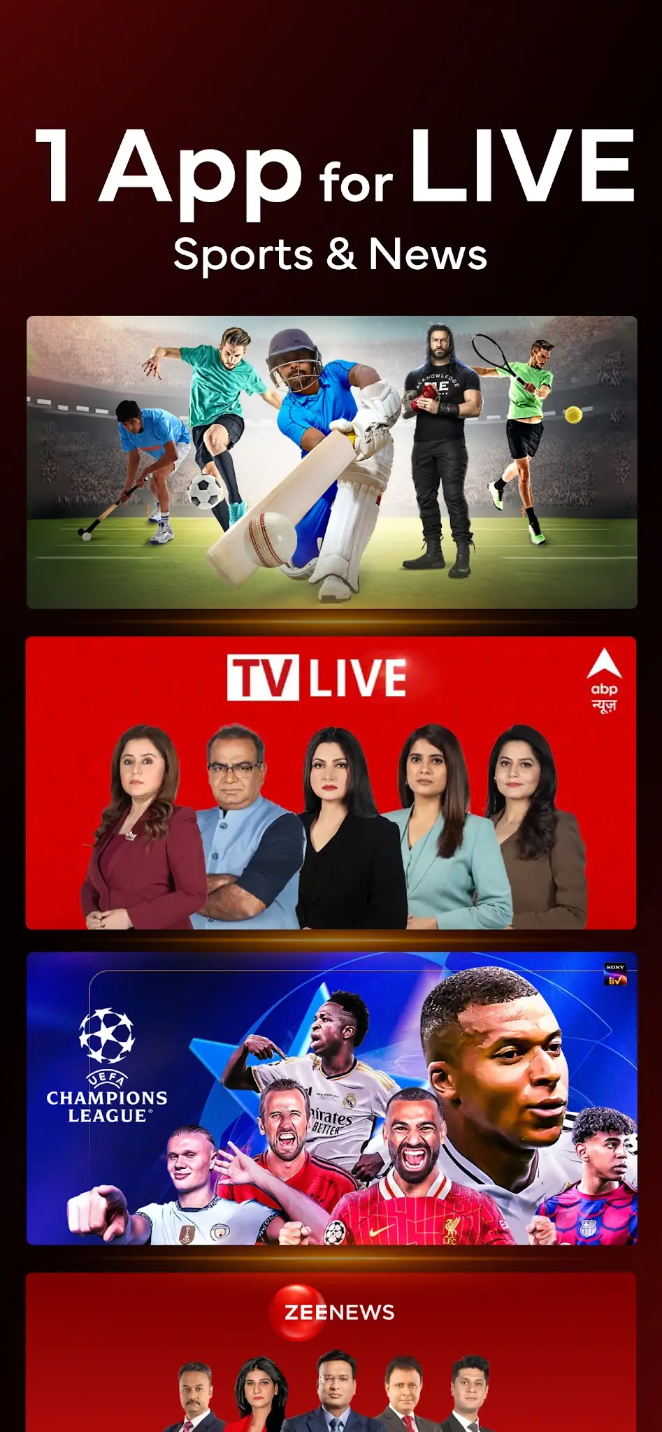 Скріншот Airtel Xstream Play 5