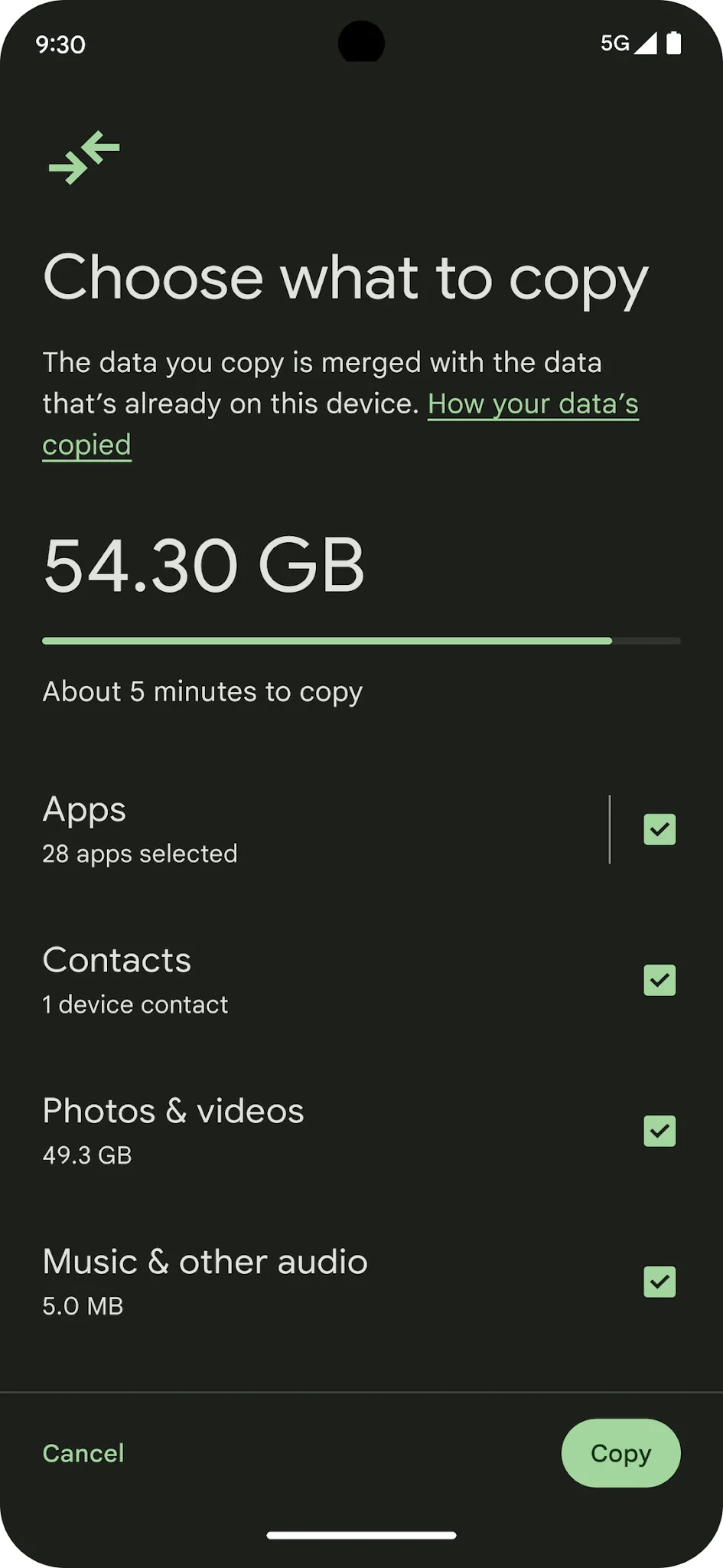 截图 Android Switch 2