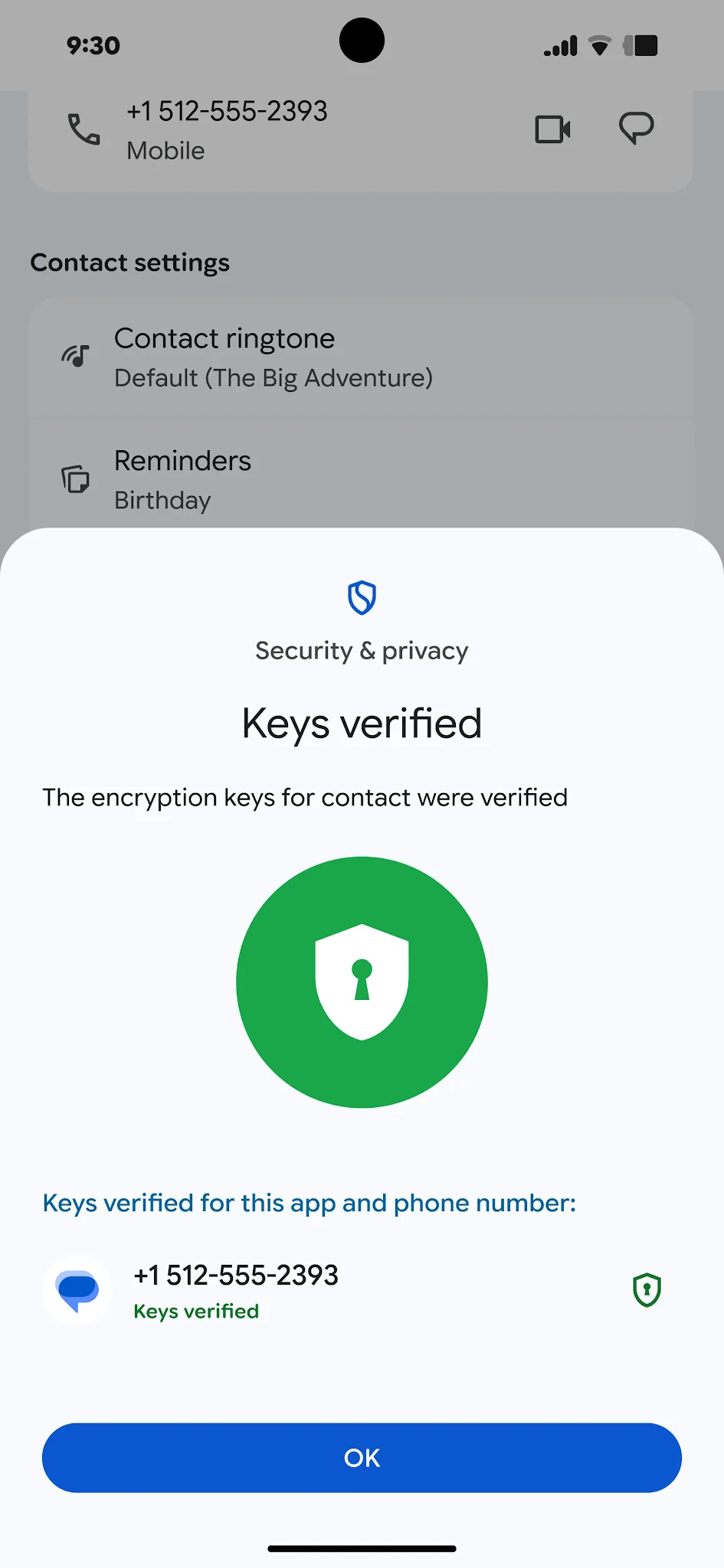 Screenshot Android System Key Verifier 2