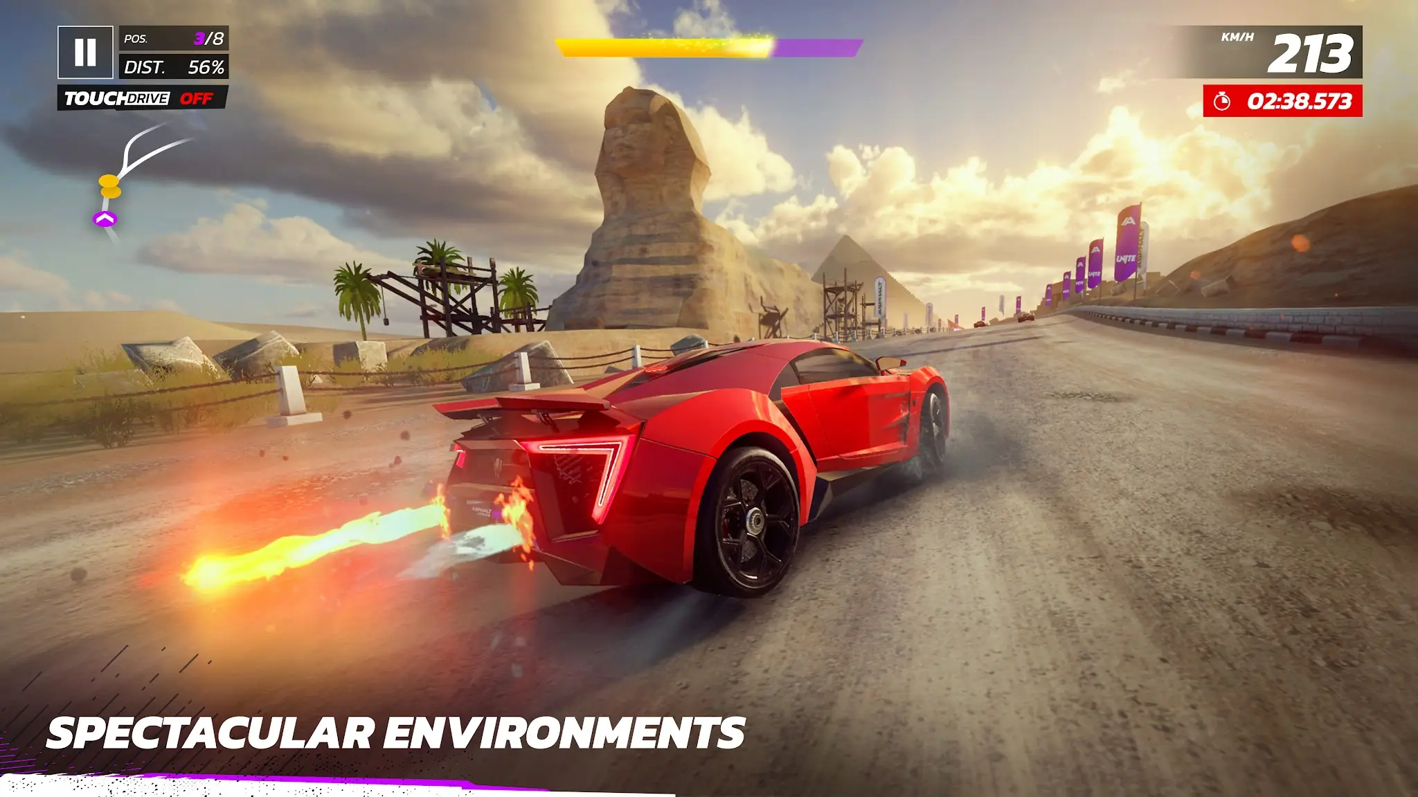 Снимка на екрана Asphalt Legends - Racing Game 3