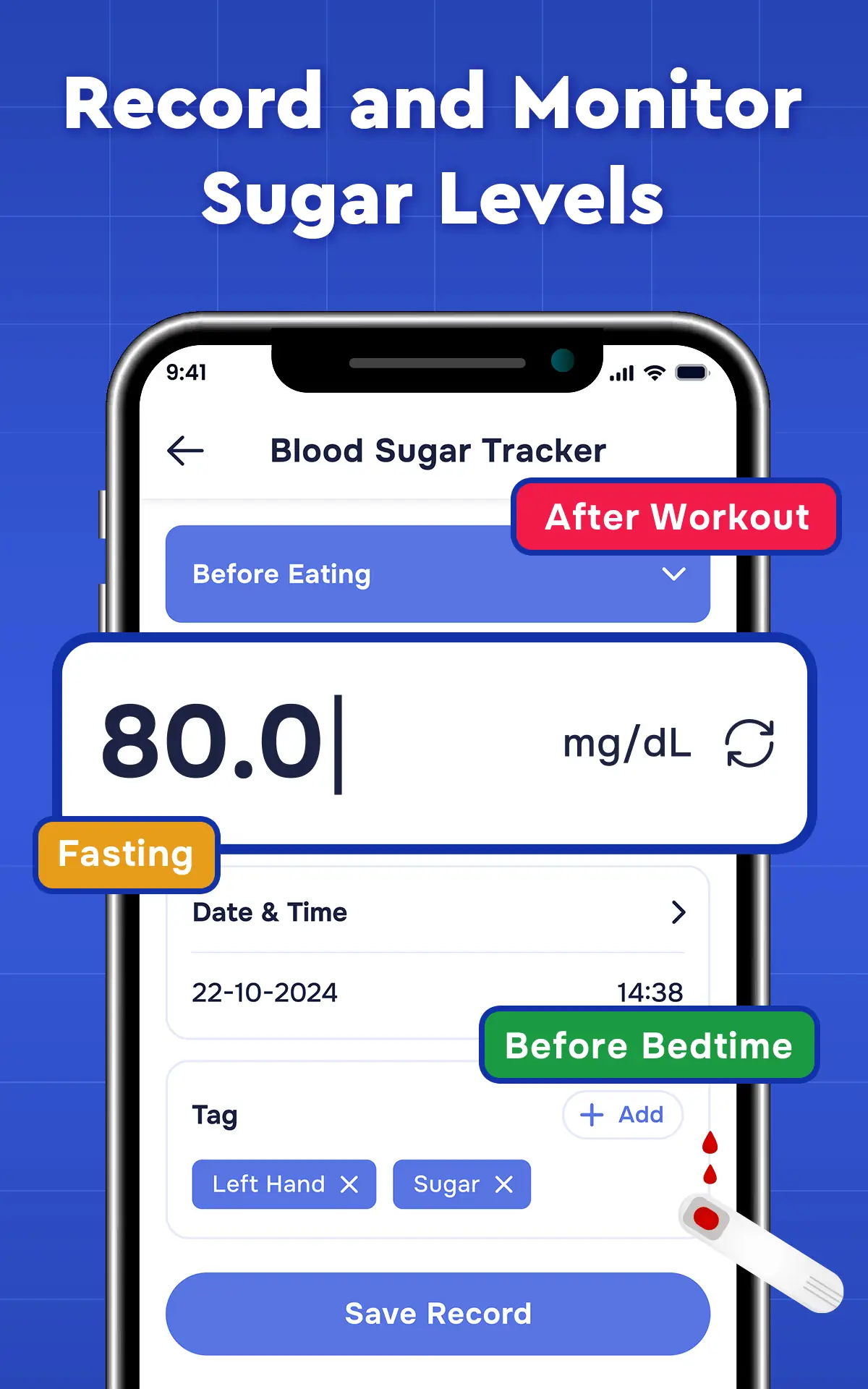 Screenshot Blood Sugar Care: BP Monitor 1