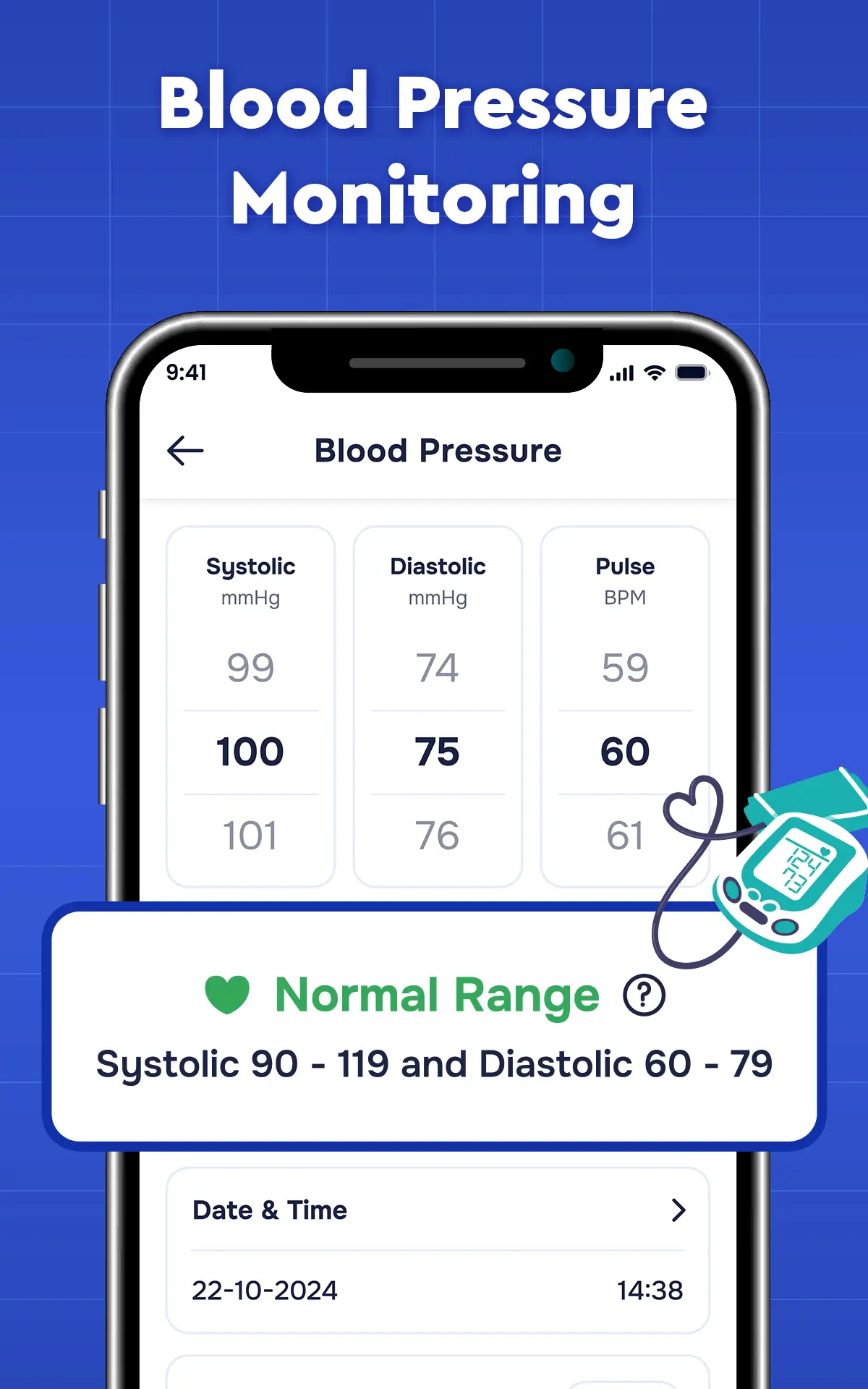 Screenshot Blood Sugar Care: BP Monitor 2