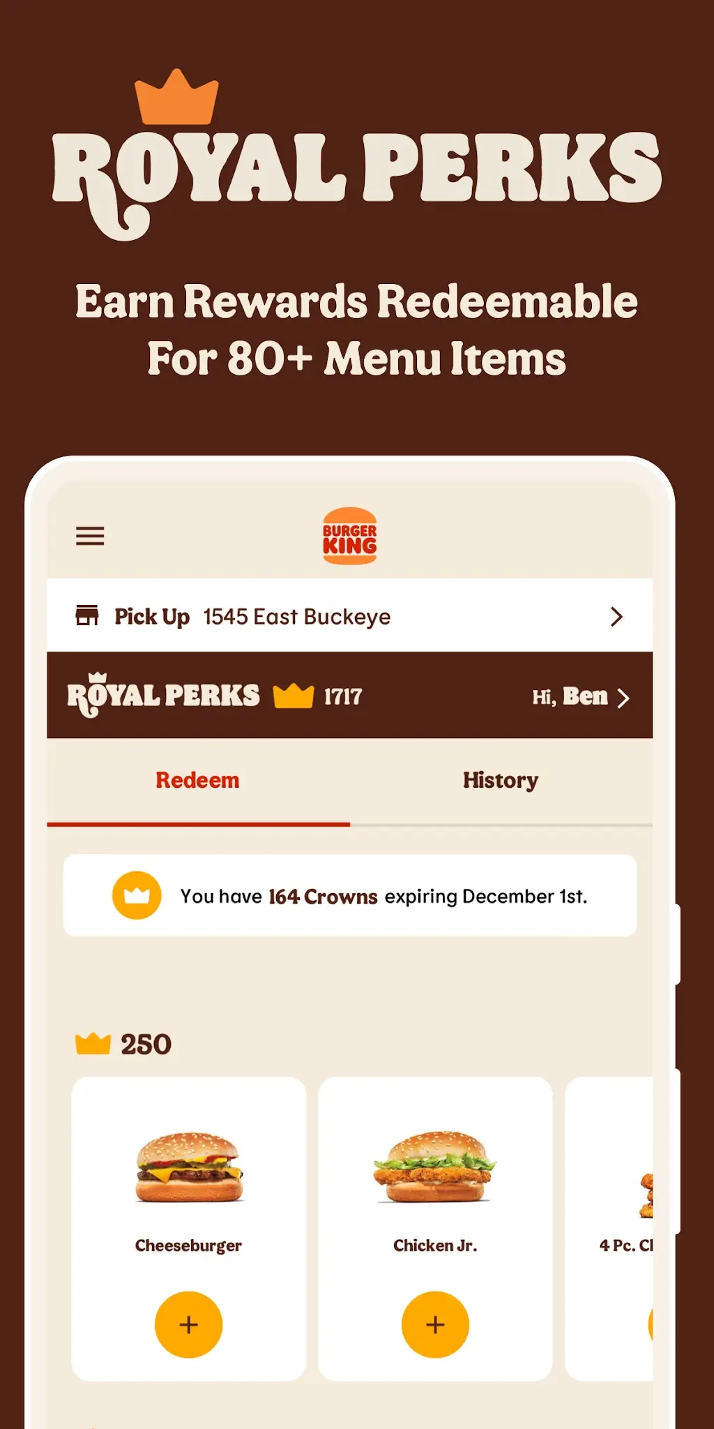 Captură de ecran BURGER KING App 2