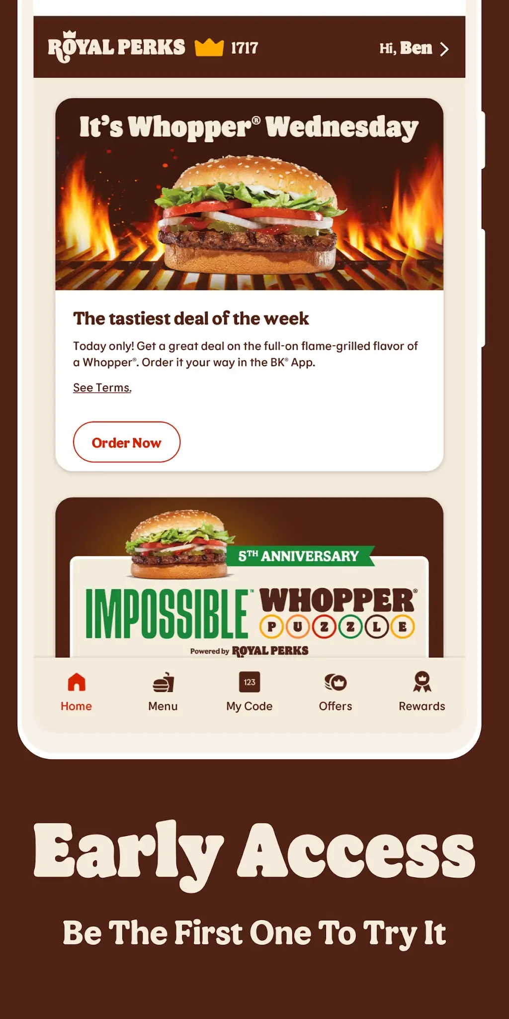 Captură de ecran BURGER KING App 6