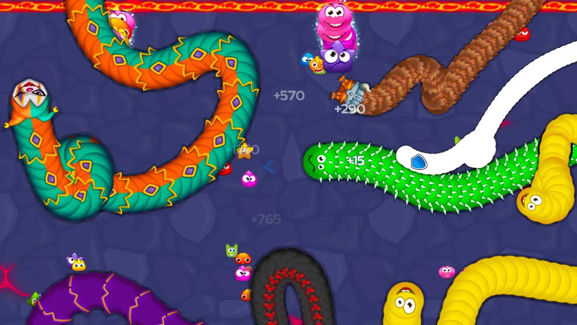 Snímek obrazovky Worm Hunt 1
