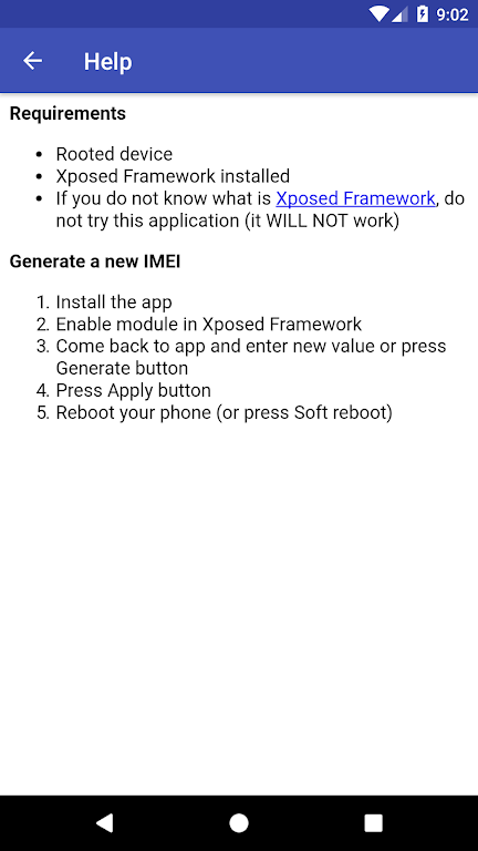 Снимка на екрана IMEI Changer pro [Xposed] 4
