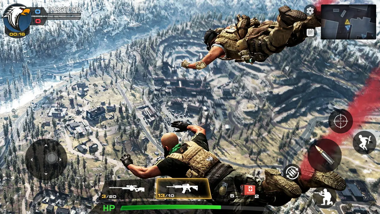 ภาพหน้าจอ Critical Action:Gun Strike Ops 2