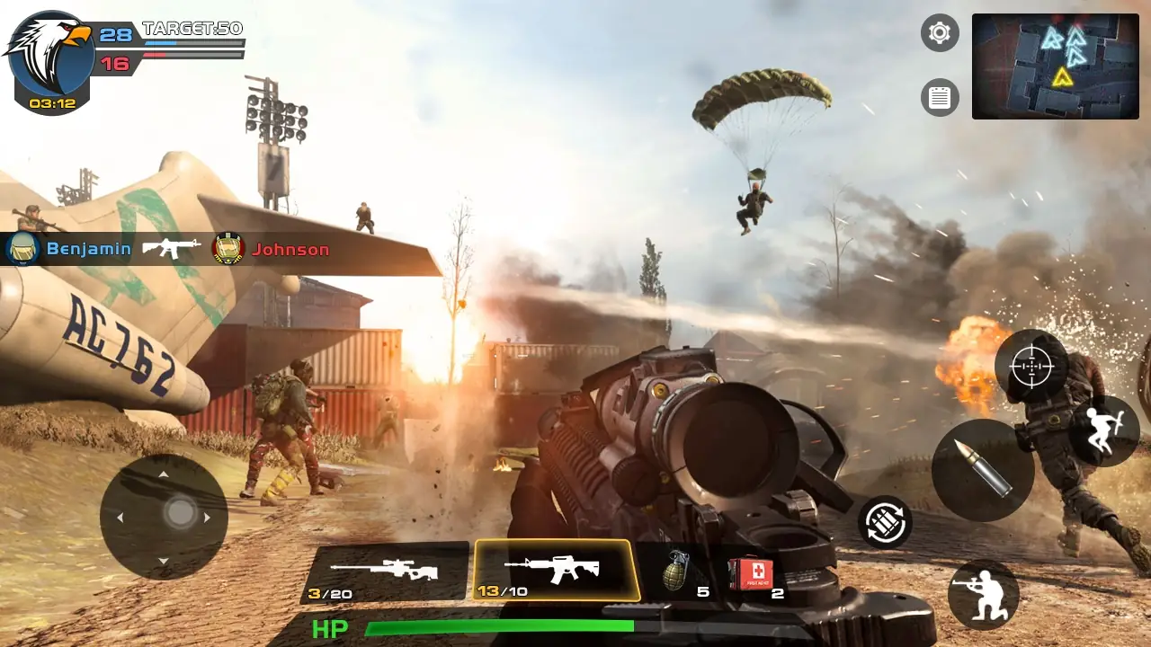 ภาพหน้าจอ Critical Action:Gun Strike Ops 4
