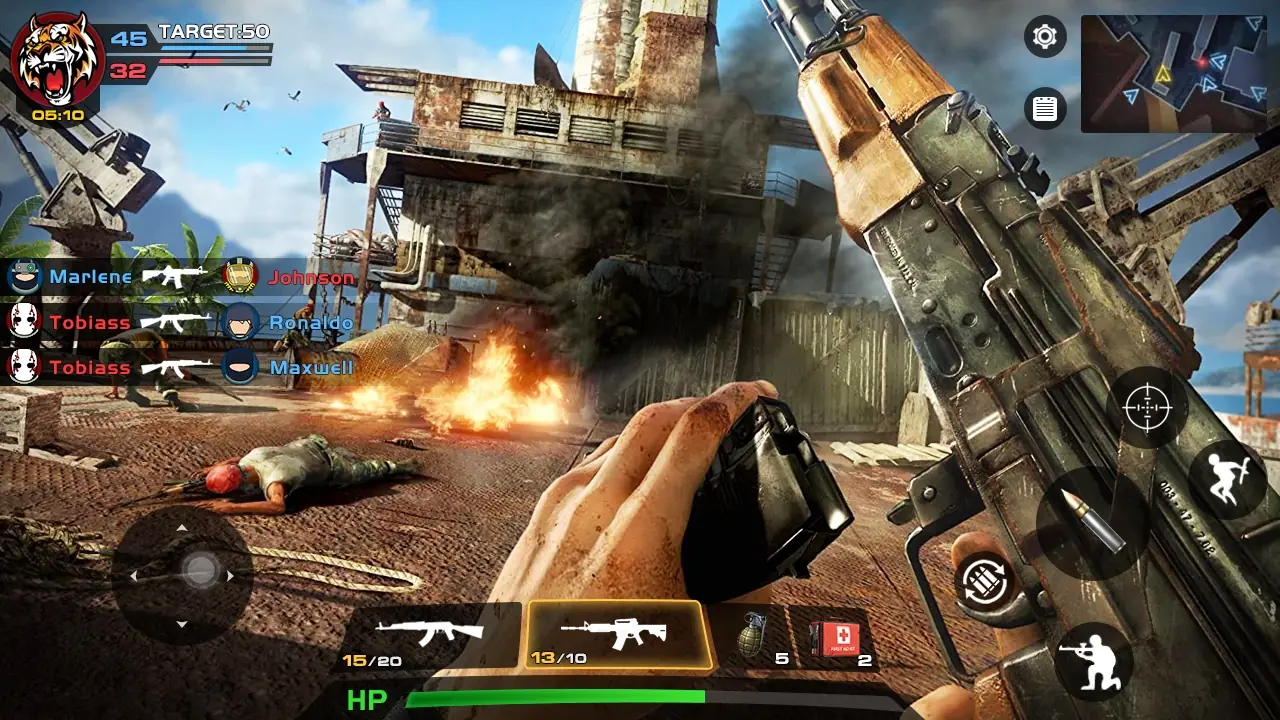 ภาพหน้าจอ Critical Action:Gun Strike Ops 5