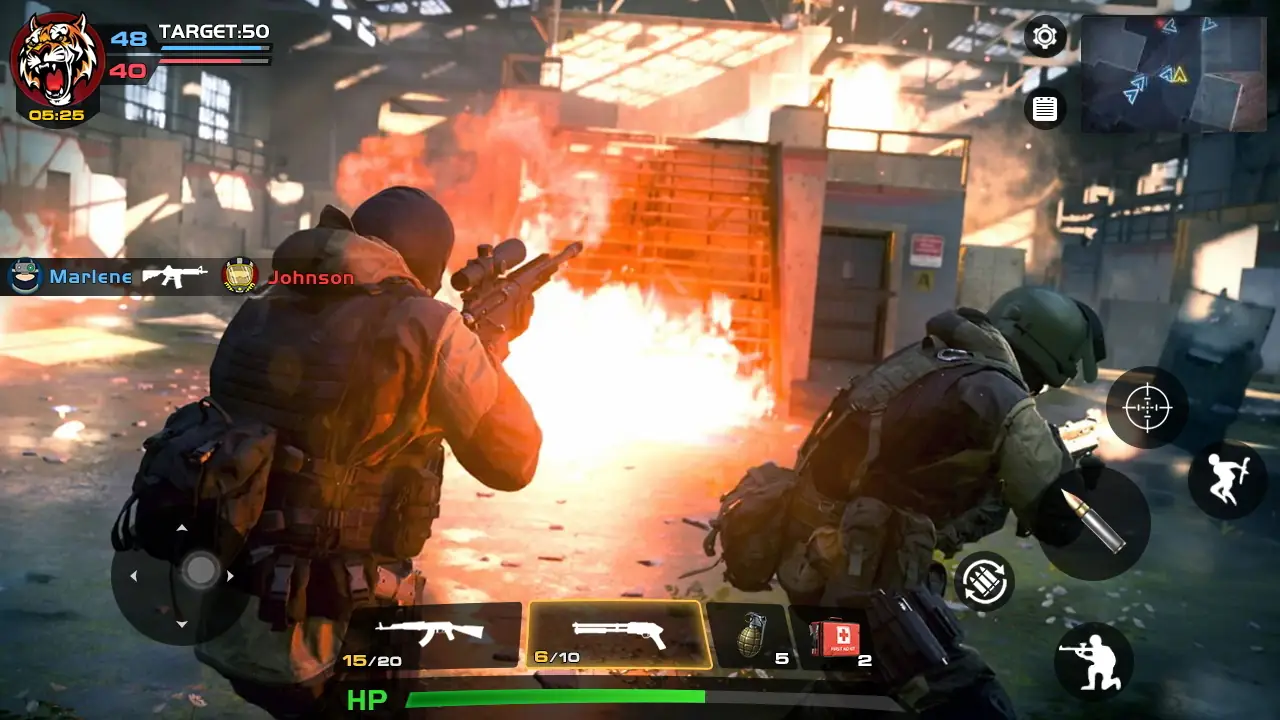 ภาพหน้าจอ Critical Action:Gun Strike Ops 7