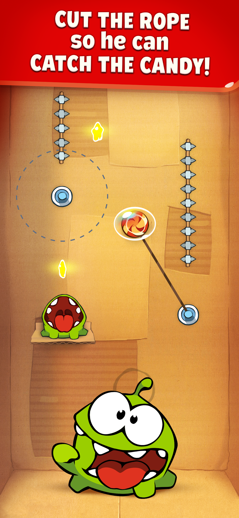 Snímek obrazovky Cut the Rope 1