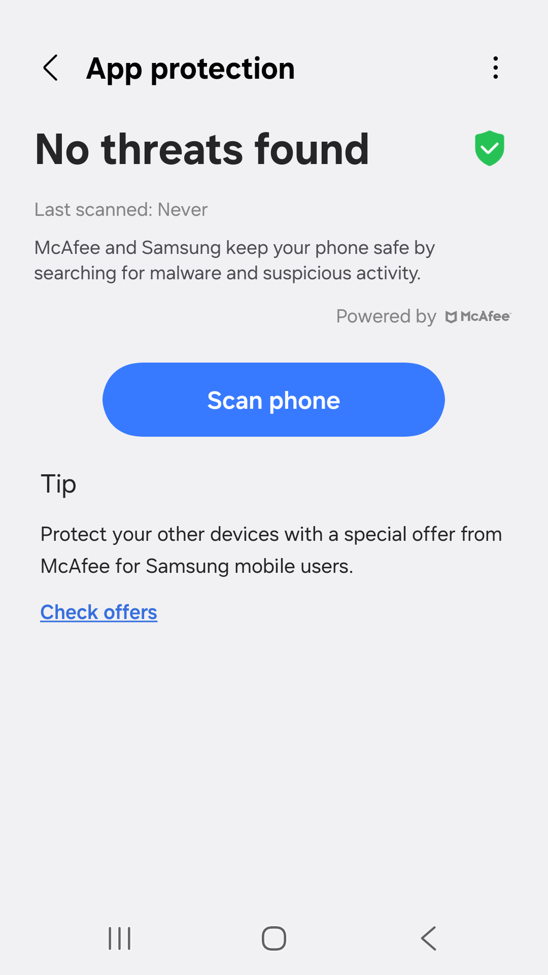 Screenshot Device Care 4