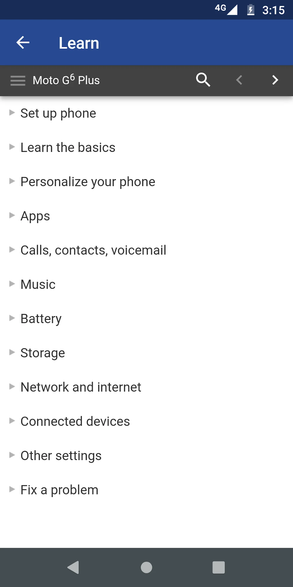 Captura de pantalla Ayuda del dispositivo 2