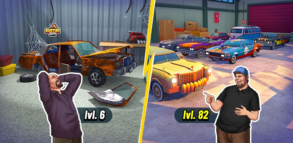 Auction City: Tycoon Simulator juego carátulas para Android