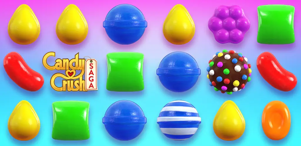 Candy Crush Saga Spiel Titelbild für Android