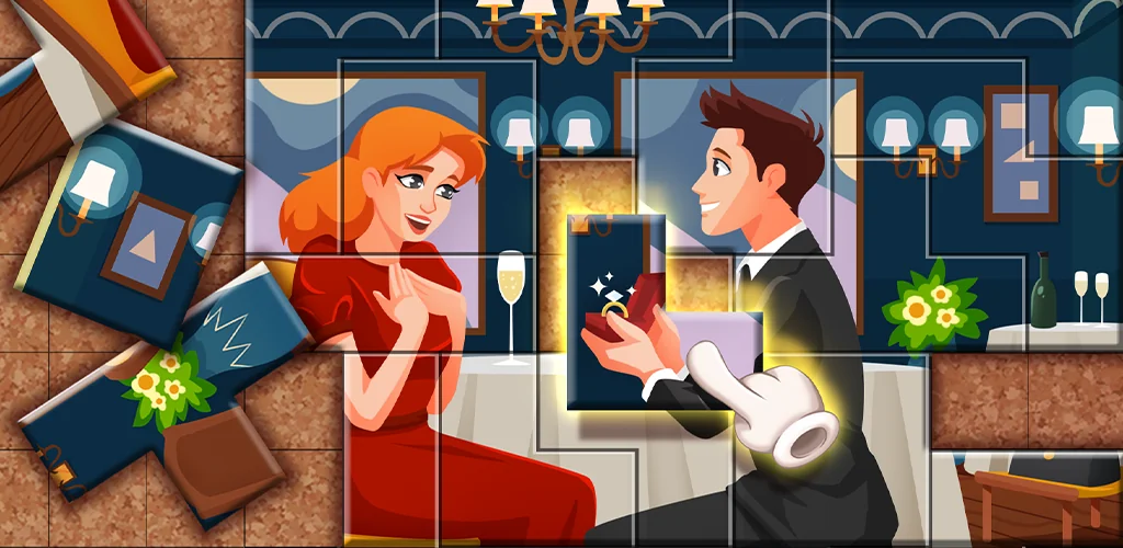 Fancy Puzzles لعبة غلاف فني للأندرويد