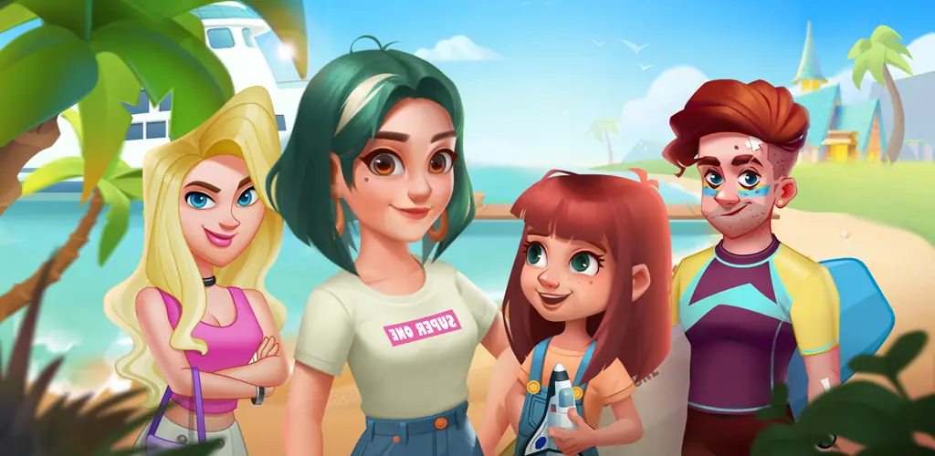 Gossip Harbor لعبة غلاف فني للأندرويد