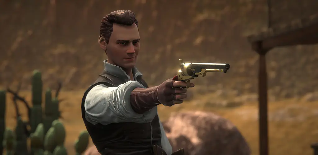 Guns at Dawn: Shooter Online لعبة غلاف فني للأندرويد
